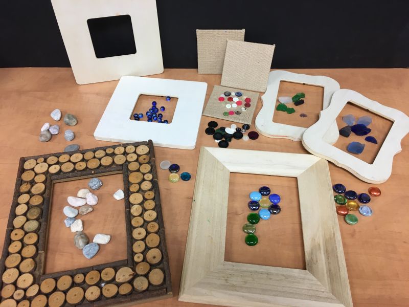 Beads, Rocks and Picture Frames